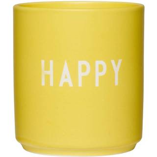 Design Letters Design Letters favoritkop 25 cl Happy/Yellow