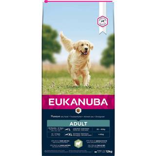 EUKANUBA Adult Large Breed Lam & Ris 2,5 kg / 12 kg - 12 kg