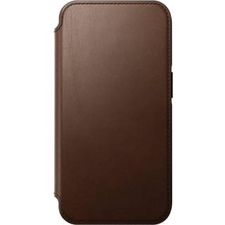 Nomad Modern Leather Folio (iPhone 14 Pro) - Mörkbrun