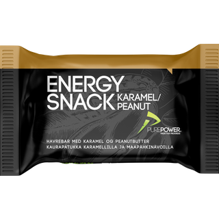 PurePower Energy Snack energibar karamel/peanuts 60 g.