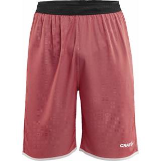 Craft - Progress Reversible Basket Shorts Maend - Bright Red/White XXL