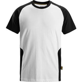 Snickers Workwear 2550-0904 T-shirt Hvid/Sort Hvid sort