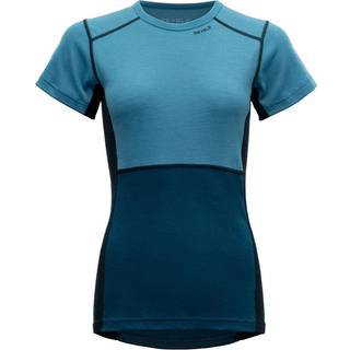 Devold Women's Lauparen Merino 190 T-Shirt Moon, MOON/INK/FLOOD, XS
