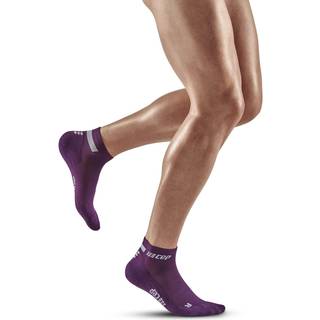 CEP Kompressionsstrømper Low Cut V4 - Dame 34-37, Lilla - Optimal støtte til løb