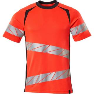 MASCOT ACCELERATE SAFE T-shirt, hi-vis rød/mørk marine - 5XL