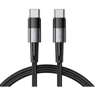 Tech-Protect Ultraboost USB-C til USB-C Kabel 60W/3A 1m - Sort
