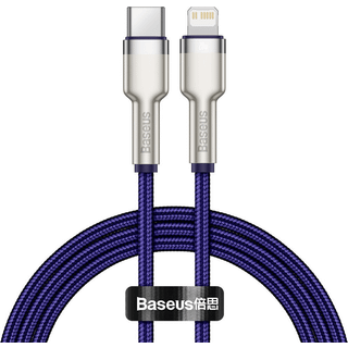 Baseus USB-C cable for Lightning Cafule PD 20W 1m (purple)