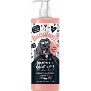 Bugalugs Pet Shampoo, 2in1 Papaya & Coconut, 500ml
