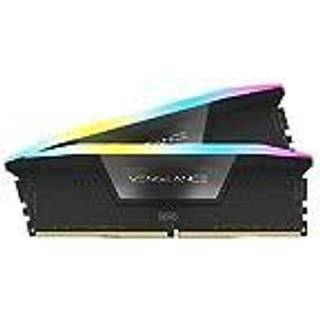 Corsair Vengeance RGB DDR5-6200 - 64GB - CL32 - Dual Channel (2 pcs) - Intel XMP - Sort med RGB