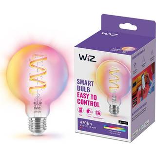 WiZ Filament Globe G95 6,3W RGB E27, klar