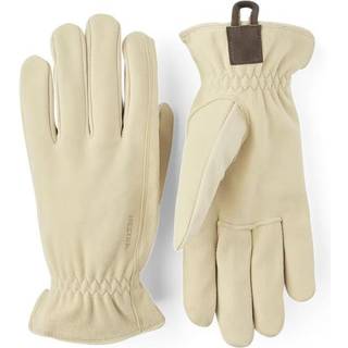 Hestra Chamois Work Glove - 5 finger Natural Yellow, 7
