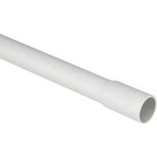 *PLASTRØR HF 40MM GRÅ M/MUFFE