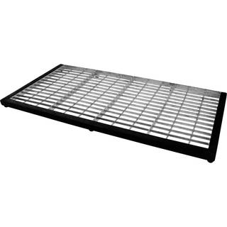 Home>it Trinrist Firk. 40x80cm. Galv. Sort ramme m/6stk. stillesko