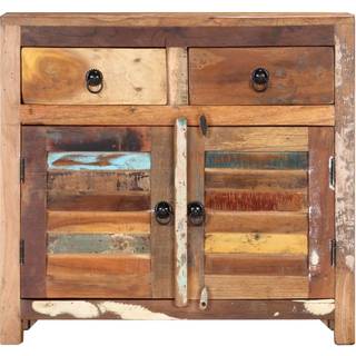 skænk 70x30x68 cm massivt genbrugstræ