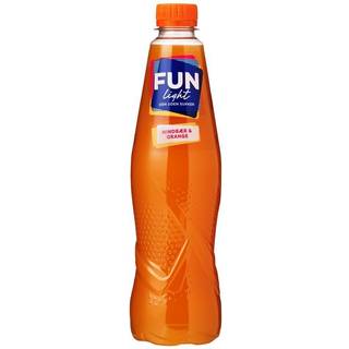Fun Light Hindbær/Orange, koncentreret, 0,5 L