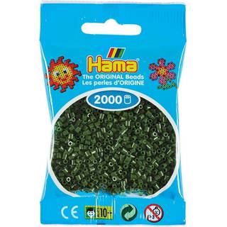 Hama Mini Perler 2.000 stk skovgrøn - Mini (501-102)