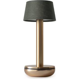 Two Bordlampe, Gold Emerald