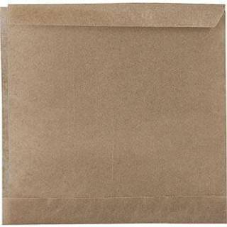 Burgerlomme lille 13x14 cm, 1000 stk PE coated hvid m. print