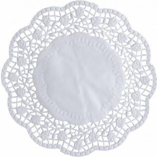 Kagepapir Ø18cm 40 g/m2 papir udhugget rund hvid