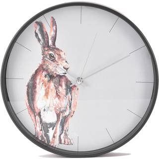 Rundt Vægur Kaninmotiv Design 30 cm Batteridrevet Meg Hawkins