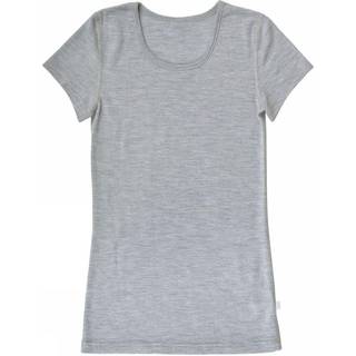 Grå T-shirt i ren uld