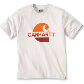 CARHARTT® HEAVYWEIGHT S/S T-SHIRT MALT OFFWHITE SIZE S