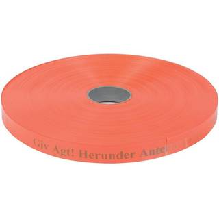 Markeringsbånd, orange, antenne, 25 x 0,3 mm, 250 m