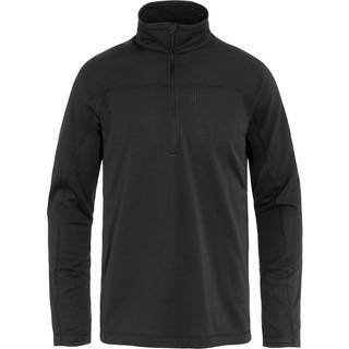 Fjällräven Men's Abisko Lite Fleece Half Zip Black, XL