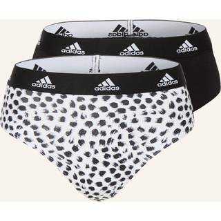 adidas 2-pak Bikini Brief - Black/White - Large