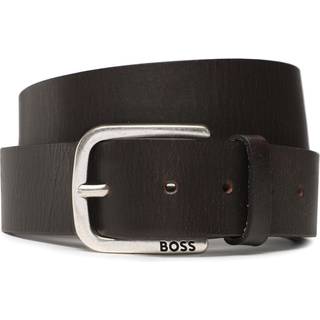 BOSS Black Herren Gürtel braun Glattleder