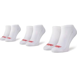 Levis 3-pak Base Low Cut Sock - White - Str 43/46