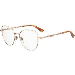 Moschino Kvinde MOS601 IJS Optiske stel Stål Guld / Elfenben Cat Eye