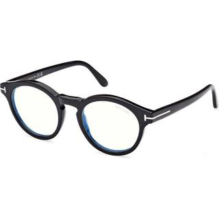 Tom Ford FT5887-B Blue-Light Block 001 49 Briller Mænd Black - Shiny Black - 49mm