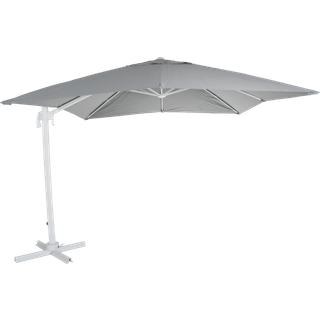 Brafab Linz parasol Hvit/grå 3 m