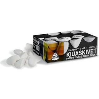 DenForm Saunasten, runde og hvide 10 kg