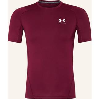 Under Armour Men's Armor Heatgear Compression Short?rme T-shirt Maroon (609)/White Small
