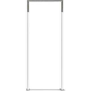 Tøjstativ Bukto, Bredde 62,8 cm, Farve Hvid / Poleret stål