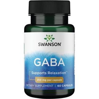 GABA, 250 mg - 60 kapsler