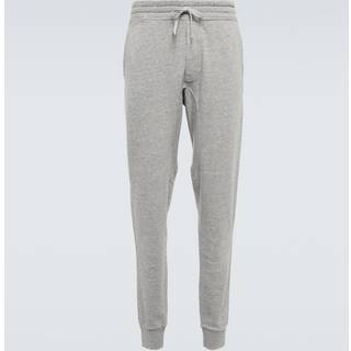 Tom Ford Cotton-blend jersey sweatpants - grey - EU 56