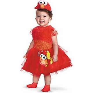 Frilly Elmo -kostume - Stor (4-6x)