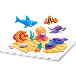 Fedt Brain Toys Hey Clay Ocean Creatures - Clay Kit med interaktiv app Kids & Tweens