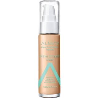 Almay Clear Teint Makeup Mat Finish Liquid Foundation med Salicylsyre Hypoallergen Cruelty Free-Duftfri Hudlge Testet 510 Natural Oker 1.0 oz