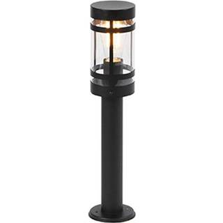 Moderne udendørslampe sort 50 cm IP44 - Gleam
