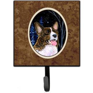 """" Caroline's Treasures SS8387SH4 Starry Night Corgi Leash Holder eller Key Hook Small Multicolor """"