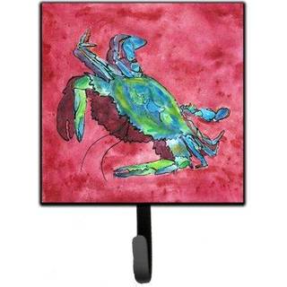 """" Caroline's Treasures 8379SH4 Crab Leash Holder eller Key Hook Small Multicolor """"