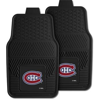 Fanmats 10407 Montreal Canadiens 2-delt tunge vinylbilm?tte s?t Front r?kke gulvm?tter All vejrbeskyttelse Universal Fit Deep Resevoir Design