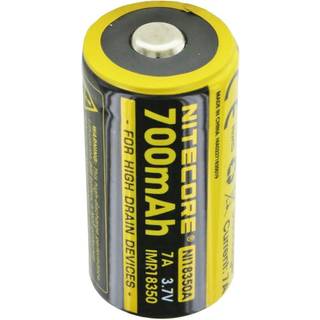 Nitecore IMR18350 Li-ion NI18350A 3.7V 700mAh