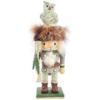 Kurt S. Adler Inc. HA0417 Kurt Adler 15 """" Hollywood Woodsman Nutcracker med White Owl Nutcracker
