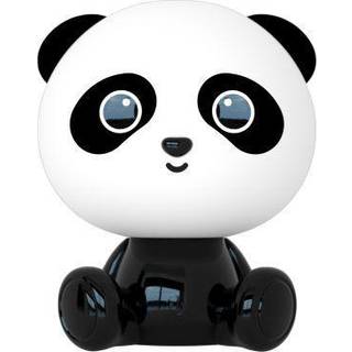 Børnebordlampe Dodo Panda, sort/hvid, dæmpbar, ABS