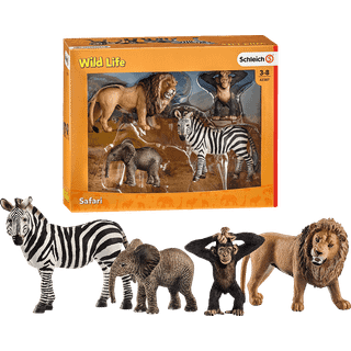 Schleich - Wild Life - 4 Dyr Starter Sæt - 42387